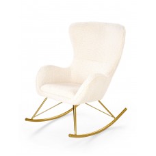 Šūpuļkrēsls ar zelta kājām LIBERTO